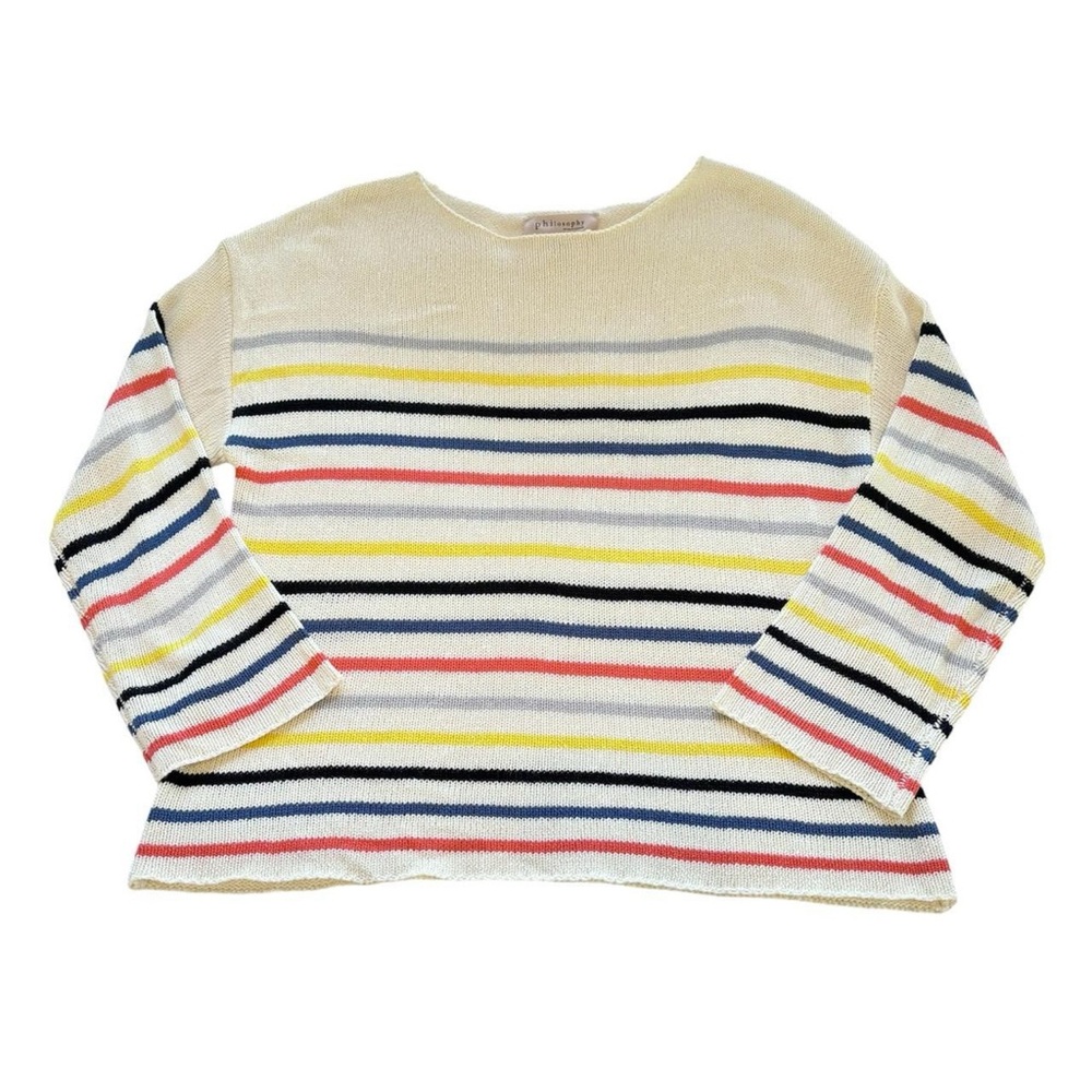 Philosophy Multicolor Striped Sweater